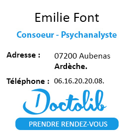 prise de rendez vous doctolib emilie font